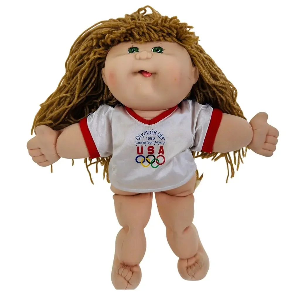 1996 Cabbage Patch Kids Olympikids Special‎ Edition Doll Green Eyes